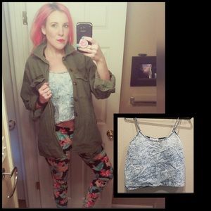 MILKY WAY, acid washed, crop top!!